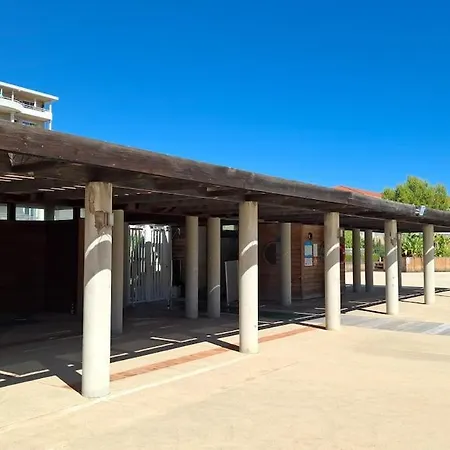 Grand Front De Climatise-piscine-parking- Juan Les Pins Lägenhet *