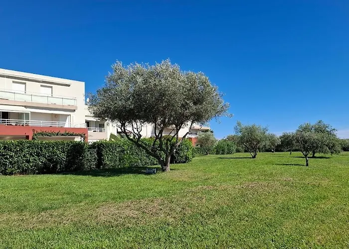 Grand Front De Climatise-piscine-parking- Juan Les Pins Apartment